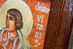 Семейная икона, Святые Иоанн Креститель (Иоанн Предтеча) и Виталий № 01, изображение, фото 6