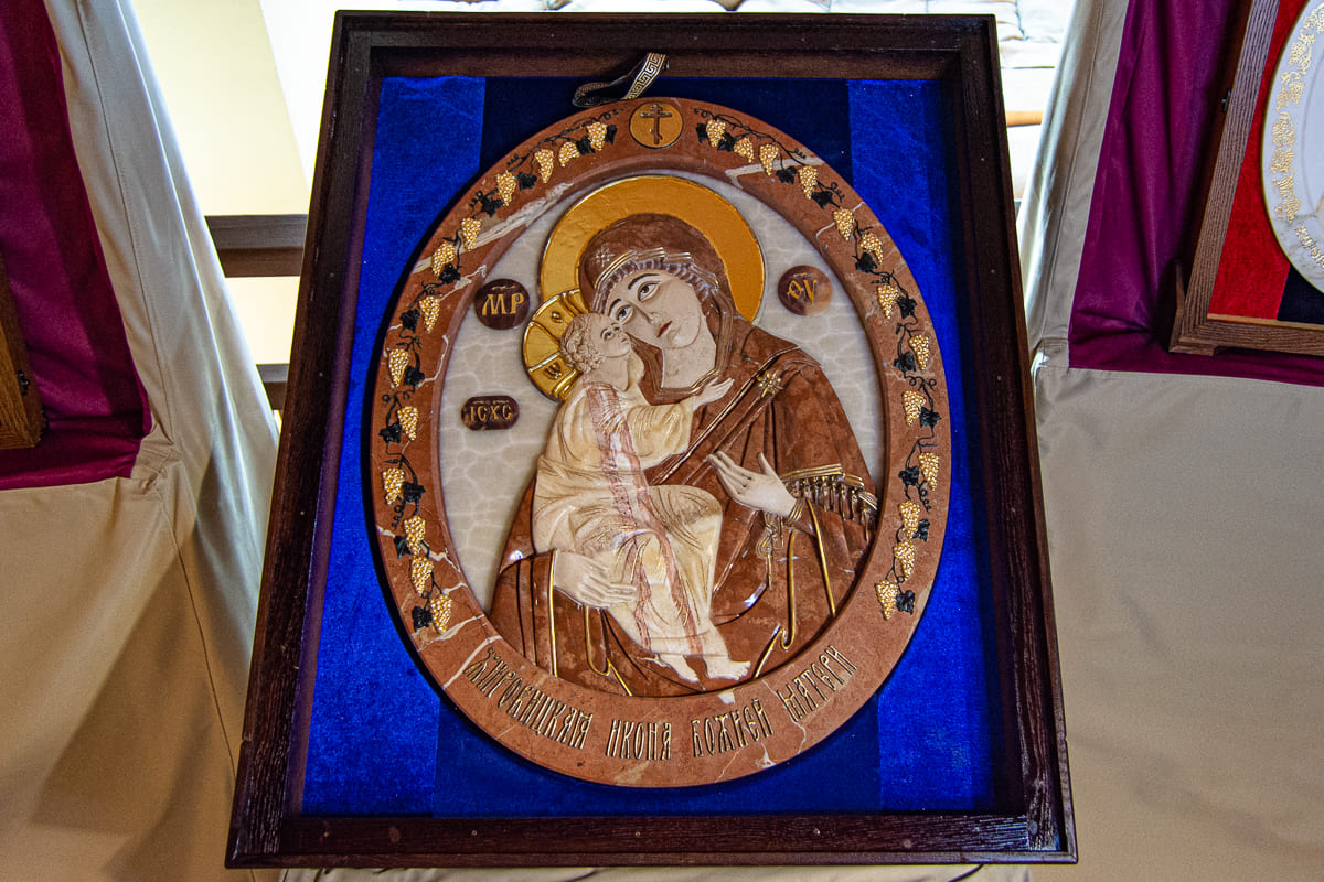  Большая Жировичская икона Божьей Матери в храм, храмовая аналойная икона, изображение фото 1 
