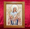 Именная икона Святой Дарьи Римской № 02 из мрамора, интернет-магазин икон Гливи, фото 1