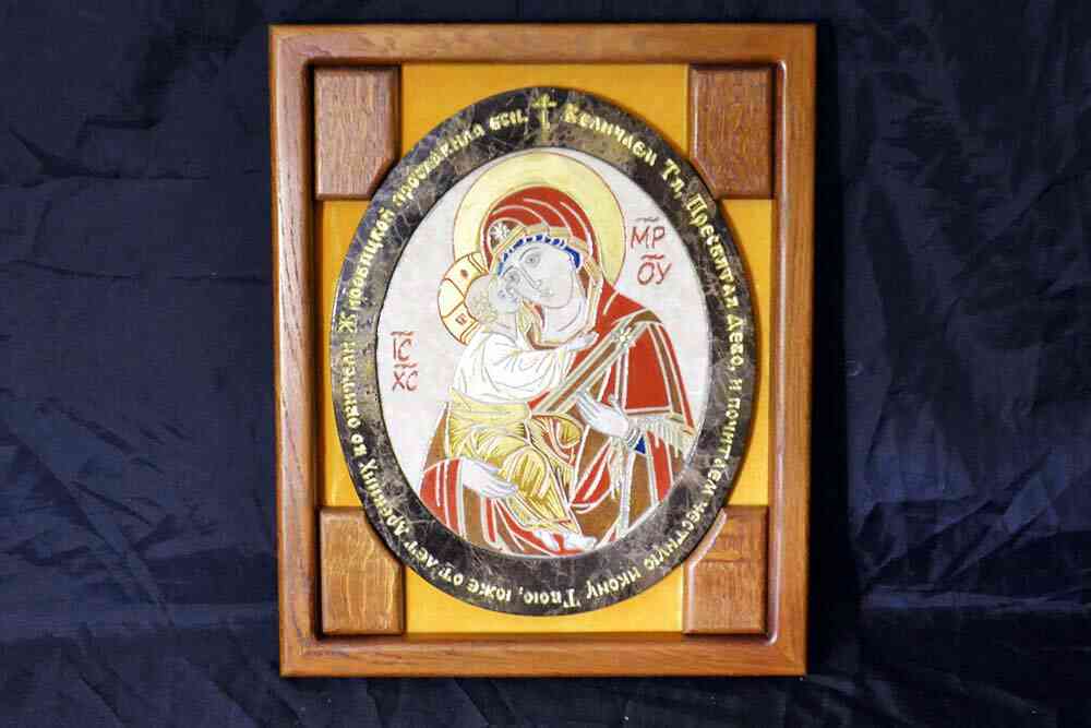 Икона Жировичской (Жировицкой)  Божией (Божьей) Матери № 18, каталог икон, изображение, фото 1