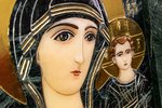 Икона Икона Казанской Божией Матери № 4-12-3 из мрамора, изображение, фото 8
