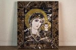Икона Икона Казанской Божией Матери № 3_12-9 из мрамора, изображение, фото 1