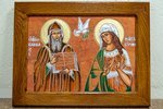 Икона Святого Саввы Сербского и святой великомученицы Ирины, каталог икон Гливи, фото 1