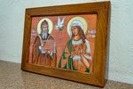 Икона Святого Саввы Сербского и святой великомученицы Ирины, каталог икон Гливи, фото 2
