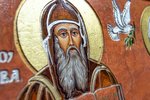 Икона Святого Саввы Сербского и святой великомученицы Ирины, каталог икон Гливи, фото 12
