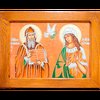 Икона Святого Саввы Сербского и святой великомученицы Ирины, каталог икон Гливи, фото 19