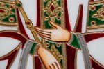Икона Святых Иоанна Крестителя (Предтечи), Елены и Даниила № 02 из камня, изображение, фото 15