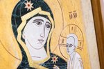 Икона Тихвинской Божьей Матери № 1/12-8 из мрамора с доставкой, изображение, фото 6