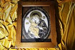 Икона Жировичская (Жировицкая) Божией (Божьей) Матери № 1 (резная), изображение, фото 1