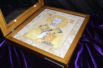 Икона Святого Николая Чудотворца инд. № 02  из мрамора, каталог икон, фото, изображение 6