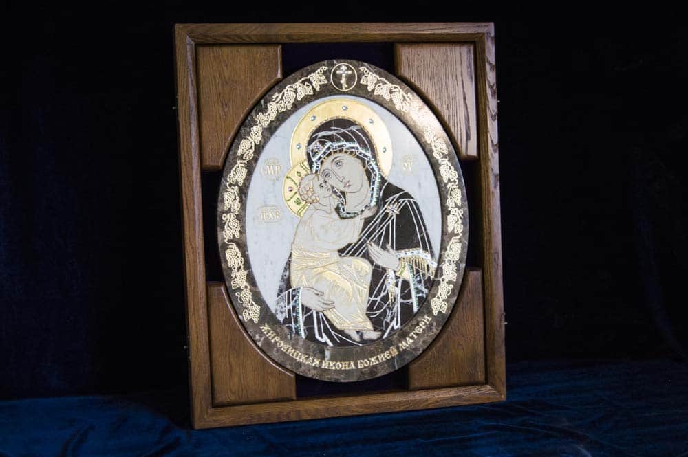 Икона Жировичской (Жировицкой) Божией (Божьей) Матери № п3, каталог икон, изображение, фото 1 