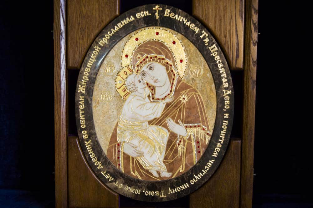 Икона Жировичской (Жировицкой) Божией (Божьей) Матери № п4, каталог икон, изображение, фото 1 