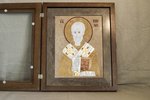 Икона Святого Николая Чудотворца инд. № 08 из мрамора, каталог икон, фото, изображение 2