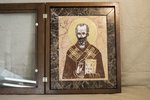 Икона Святого Николая Чудотворца инд. № 11 из мрамора, каталог икон, фото, изображение 2