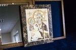 Изображение Икона Божьей Матери Троеручица № 2-12-2 из мрамора, фото 10