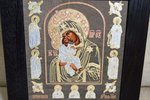 Икона Божией Матери Почаевская  № 02 из мрамора, Богоматерь, изображение, фото 4