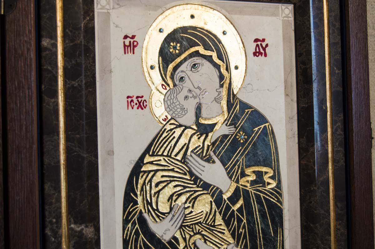 Икона Владимирская № 2 в камне от Glivi, фото 2