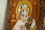 Икона Владимирской Божьей Матери № 2-12,10 из мрамора, изображение, фото 3