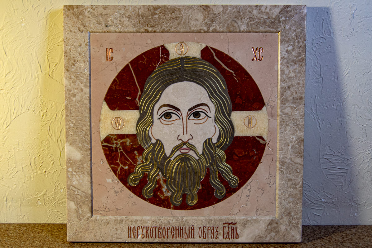 Икона Спас Нерукотворный № 1_12-10 для мужчины, интернет-магазин икон, изображение, фото 1