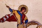 Икона Святого Георгия Победоносца № 01 из мрамора на коне, изображение, фото 4