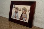 Семейная икона из мрамора - Святые Мелания и Ирина № 01, каталог икон, изображение, фото 3