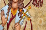 Именная икона Святой Ариадны Промисской (Фригийской) № 01 из мрамора, фото 10