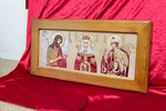 Икона Святых Иоанна Крестителя (Предтечи), Елены и Даниила № 01 из камня, изображение, фото 2