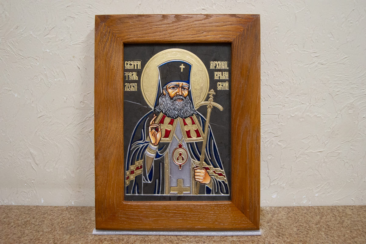Икона Луки Крымского № 05 в подарок врачу, каталог икон в интернет-магазине, изображение, фото 1